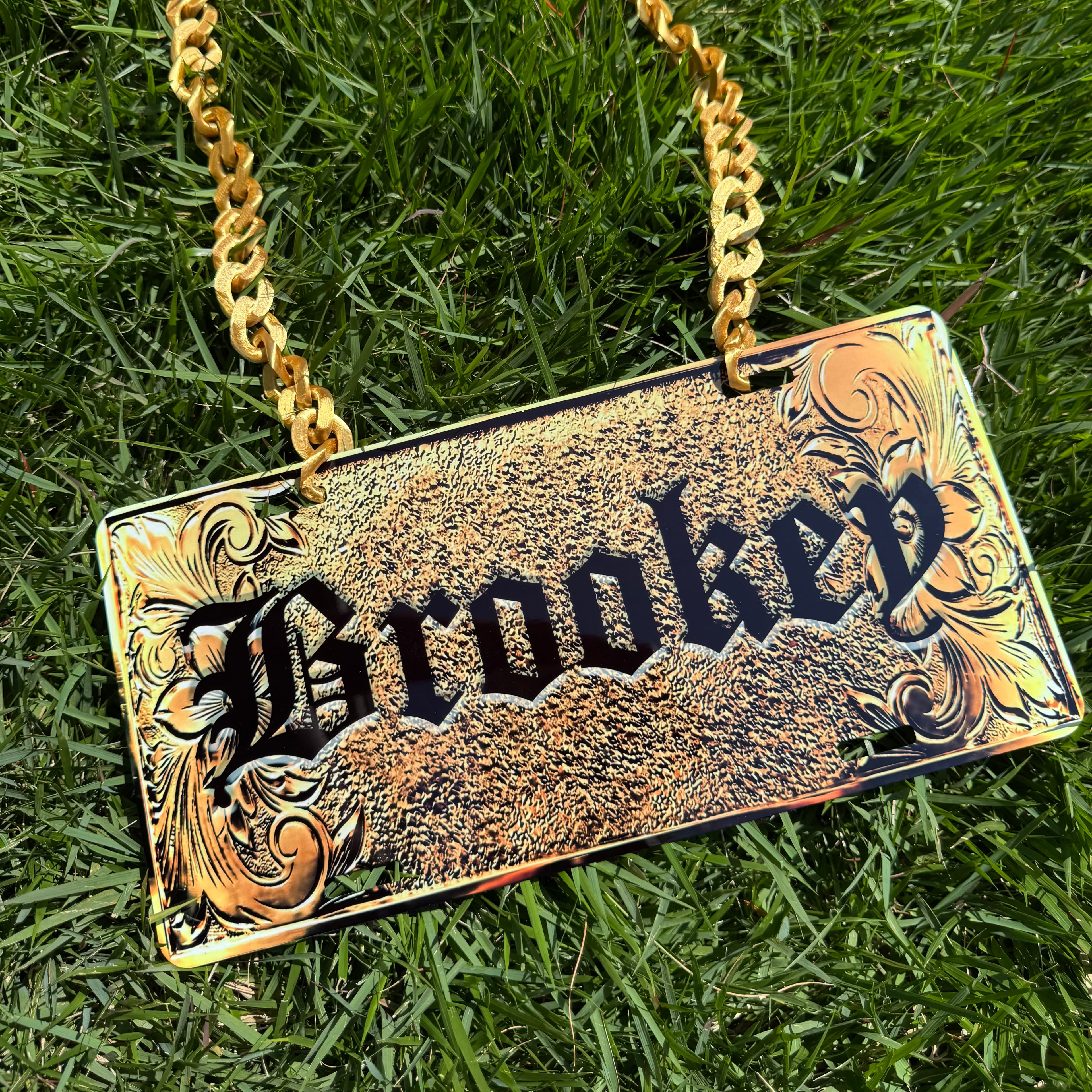Bogus Heirloom Gold Name Plate